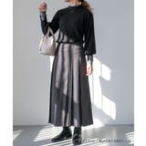 レイヤード風リブニットトップス春 秋 冬 M L | aquagarage | 詳細画像13 