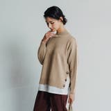 忙しい朝もコーデいらずでお洒落に決まる!レイヤード風デザインニット | aquagarage | 詳細画像2