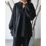 ゆるシルエットキーネックニット | aquagarage | 詳細画像27