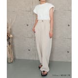 ボックスタックリネンパンツ レディース M L | aquagarage | 詳細画像16 