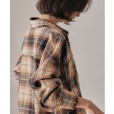 チェックロングシャツ 秋 冬 レディース チェック ロング シャツメール | aquagarage | 詳細画像6