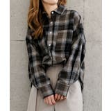 チェックロングシャツ 秋 冬 レディース チェック ロング シャツメール | aquagarage | 詳細画像15