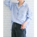 ダブルポケットストライプシアーシャツ 春 夏 秋 | aquagarage | 詳細画像8