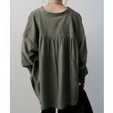 バンドカラーフランネルブラウス  春 秋 冬 | aquagarage | 詳細画像17 