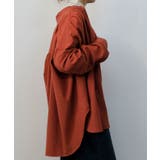 バンドカラーフランネルブラウス  春 秋 冬 | aquagarage | 詳細画像8 