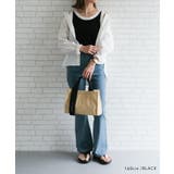 シンプルながらシルエットの美しい配色ニットタンクトップ | aquagarage | 詳細画像20
