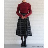 ツイード柄ニットスカートト レディース 秋 冬 S M L | aquagarage | 詳細画像11