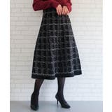 ツイード柄ニットスカートト レディース 秋 冬 S M L | aquagarage | 詳細画像8