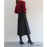 ツイード柄ニットスカートト レディース 秋 冬 S M L | aquagarage | 詳細画像10