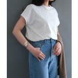 汗染み防止フレンチスリーブトップス 春 夏 M L | aquagarage | 詳細画像10