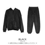 ベロアジャージ 上下セット セットアップ[品番：QU000006282