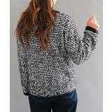 ツイード風ジャケットが叶う華やかなニットジャケット | aquagarage | 詳細画像8 