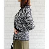 ツイード風ジャケットが叶う華やかなニットジャケット | aquagarage | 詳細画像6 