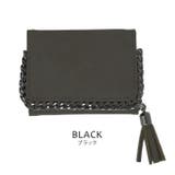 ブラック | 三つ折り財布 ミニ財布 サブ財布 | aquagarage