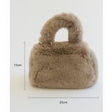 シーズンムードがグッと高まるフェイクファー2wayバッグ | aquagarage | 詳細画像3