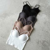 華奢なストラップで後ろ姿美人に。Vカットバッククロスブラトップ | aquagarage | 詳細画像2