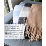 シンプル大判マフラー 秋 冬 | aquagarage | 詳細画像2