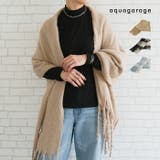 シンプル大判マフラー 秋 冬 | aquagarage | 詳細画像1