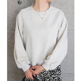 袖ステッチスウェットトップス | aquagarage | 詳細画像3