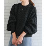 ジャガード編みショート丈ニット 秋 冬 レディース | aquagarage | 詳細画像15