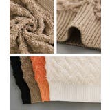 ジャガード編みショート丈ニット 秋 冬 レディース | aquagarage | 詳細画像17