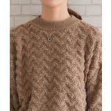 ジャガード編みショート丈ニット 秋 冬 レディース | aquagarage | 詳細画像6