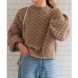 ジャガード編みショート丈ニット 秋 冬 レディース | aquagarage | 詳細画像8