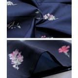 英花柄ペプラムベスト レディース 春 夏 秋 M | aquagarage | 詳細画像12