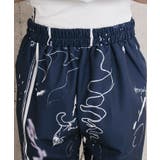 英字柄ワイドパンツ レディース 春 夏 秋 M | aquagarage | 詳細画像3