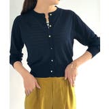 接触冷感金ボタンカーディガン レディース 春 夏 M 半袖 | aquagarage | 詳細画像15 