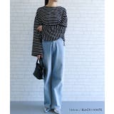 ワイドスリーブカットソー 春 秋 冬 レディース | aquagarage | 詳細画像9 