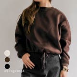 ガジェット付き裾ドロスト裏起毛スウェット 春 秋 冬 M L | aquagarage | 詳細画像1