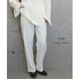 カジュアルコーデを格上げ!ウエストゴムリブストレートパンツ | aquagarage | 詳細画像13