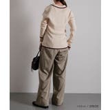 ピンストライプワイドパンツ レディース 春 夏 秋 冬 M | aquagarage | 詳細画像6 