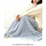 ぽこぽこしたカットのファーが可愛い3wayひざ掛け | aquagarage | 詳細画像9