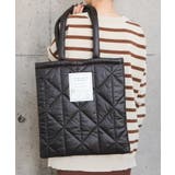 パデットキルトトートバッグ | aquagarage | 詳細画像12