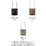 柔らかい素材のシンプルポケットショルダーバッグ | aquagarage | 詳細画像2 