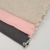 配色のフリルメローデザインが可愛い!ハイネックメローリブニット | aquagarage | 詳細画像4