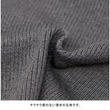 配色のフリルメローデザインが可愛い!ハイネックメローリブニット | aquagarage | 詳細画像5