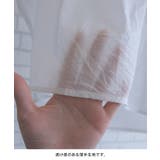 コットン素材でさらっとした肌ざわりのスラントピンタックブラウス | aquagarage | 詳細画像9