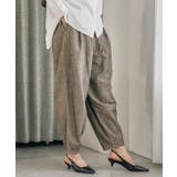 ヘリンボーンタックパンツ レディース 春 秋 冬 M | aquagarage | 詳細画像4