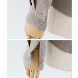 さらっとした肌触りの袖口リボンレイヤード長袖ブラウス | aquagarage | 詳細画像11