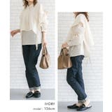 さらっとした肌触りの袖口リボンレイヤード長袖ブラウス | aquagarage | 詳細画像17