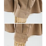 女性らしいシルエットを演出するウエストタック長袖ブラウス | aquagarage | 詳細画像10