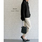 大きめの襟元で小顔効果も抜群♪天竺畦編みハーフジップニット | aquagarage | 詳細画像15