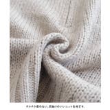 大きめの襟元で小顔効果も抜群♪天竺畦編みハーフジップニット | aquagarage | 詳細画像4