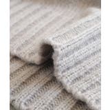 大きめの襟元で小顔効果も抜群♪天竺畦編みハーフジップニット | aquagarage | 詳細画像5