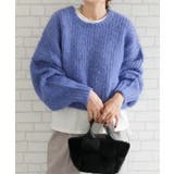 ラウンドネックショート丈ニットトップス | aquagarage | 詳細画像12