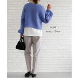 ラウンドネックショート丈ニットトップス | aquagarage | 詳細画像14