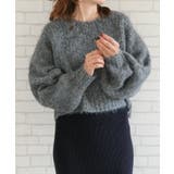 ラウンドネックショート丈ニットトップス | aquagarage | 詳細画像15